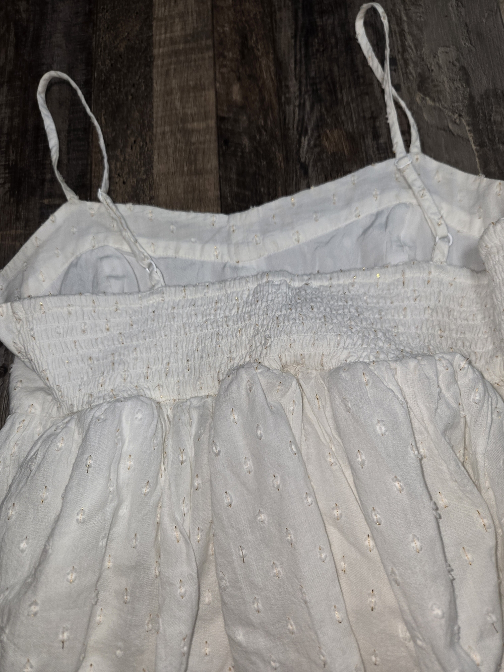 American Eagle Outfitters White Eyelet Mini Dress - Picture 7 of 7